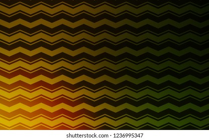 Dark Green, Yellow vector template with repeated sticks. Modern geometrical abstract illustration with Lines. Pattern for ad, booklets, leaflets.