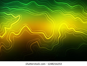 Dark Green, Yellow vector template with repeated sticks. Blurred decorative design in simple style with lines. The pattern can be used for busines ad, booklets, leaflets
