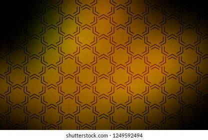 Dark Green, Yellow vector template with repeated sticks. Decorative shining illustration with lines on abstract template. Pattern for your busines websites.