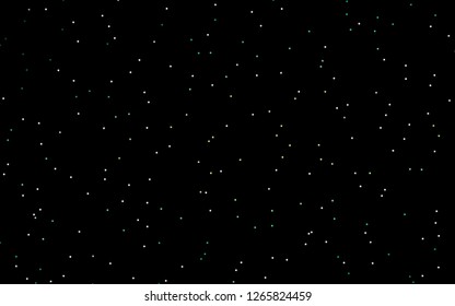 Dark Green, Yellow vector template with sky stars. Modern geometrical abstract illustration with stars. The template can be used as a background.