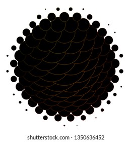Dark Green, Yellow vector template with circles. Modern abstract illustration with colorful circle shapes. Pattern for business ads.