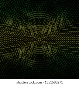 Dark Green, Yellow vector template with circles. Modern abstract illustration with colorful circle shapes. Design for posters, banners.