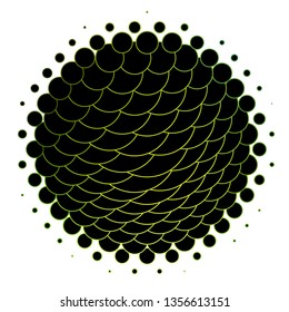 Dark Green, Yellow vector template with circles. Abstract illustration with colorful spots in nature style. Design for posters, banners.