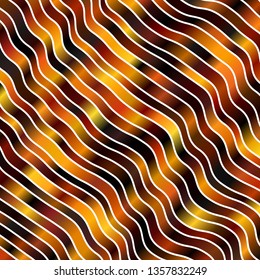 Dark Green, Yellow vector template with curves. Gradient illustration in simple style with bows. Smart design for your promotions.