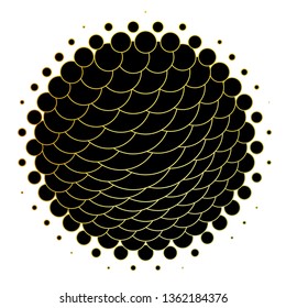 Dark Green, Yellow vector template with circles. Abstract illustration with colorful spots in nature style. Pattern for wallpapers, curtains.