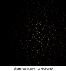 Dark Green, Yellow vector template with neon stars. Shining colorful illustration with small and big stars. Pattern for wrapping gifts.