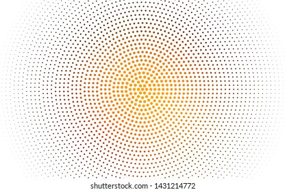 Dark Green, Yellow vector  template with circles. Illustration with set of shining colorful abstract circles. Pattern for ads, leaflets.