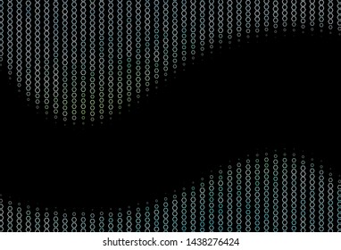 Dark Green, Yellow vector template in hexagonal style. Simple background with colorful hexagons. Pattern can for your ad, booklets.