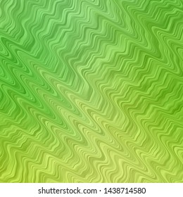 Dark Green, Yellow vector template with wry lines. Abstract gradient illustration with wry lines. Template for your UI design.