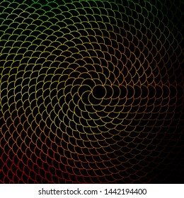 Dark Green, Yellow vector template with circles. Abstract illustration with colorful spots in nature style. Design for posters, banners.