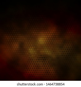 Dark Green, Yellow vector template with circles. Abstract colorful disks on simple gradient background. Design for posters, banners.