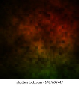Dark Green, Yellow vector template with rectangles. Modern design with rectangles in abstract style. Pattern for websites, landing pages.