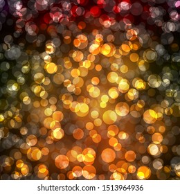Dark Green, Yellow vector template with circles. Abstract colorful disks on simple gradient background. Pattern for business ads.