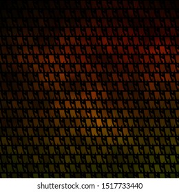 Dark Green, Yellow vector template with crystals, triangles. Abstract gradient illustration with triangles. Best design for posters, banners.