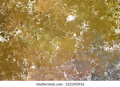 Dark Green, Yellow vector template with chaotic shapes. Colorful chaotic forms with gradient in modern style. Simple design for your web site.