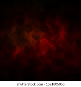 Dark Green, Yellow vector template in hexagonal style. Abstract illustration with colorful hexagons. New template for your brand book.