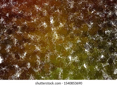 Dark Green, Yellow vector template with wry lines. Shining colorful illustration in simple style. A completely new design for your business.