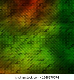 Dark Green, Yellow vector template with rectangles. Modern design with rectangles in abstract style. Pattern for busines booklets, leaflets