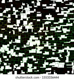 Dark Green, Yellow vector template with rectangles. Rectangles with colorful gradient on abstract background. Pattern for websites, landing pages.