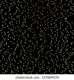 Dark Green, Yellow vector template with neon stars. Colorful illustration in abstract style with gradient stars. Pattern for new year ad, booklets.