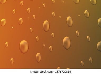 Dark Green, Yellow vector template with circles. Beautiful colored illustration with blurred circles in nature style. New design for ad, poster, banner of your website.