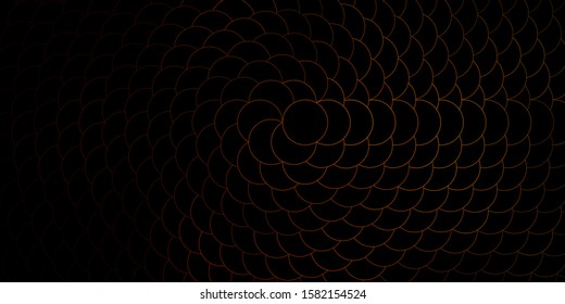 Dark Green, Yellow vector template with circles. Abstract colorful disks on simple gradient background. Design for your commercials.
