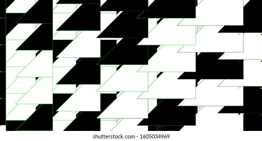 Dark Green, Yellow vector template with lines. Gradient abstract design in simple style with sharp lines. Smart design for your promotions.
