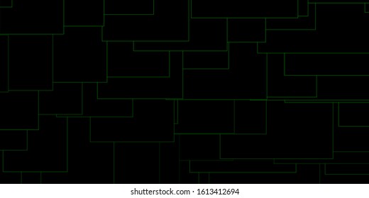Dark Green, Yellow vector template in rectangles. Rectangles with colorful gradient on abstract background. Template for cellphones.