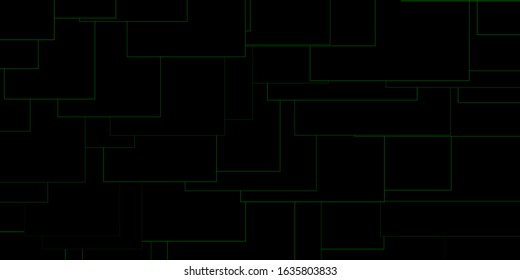 Dark Green, Yellow vector template in rectangles. Rectangles with colorful gradient on abstract background. Template for cellphones.