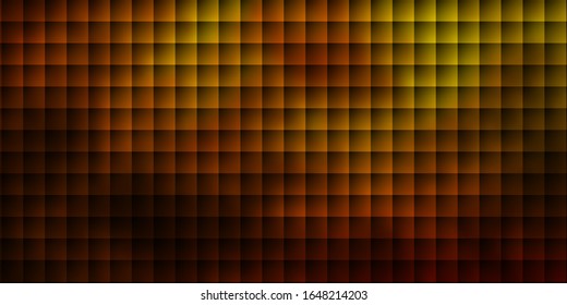 Planta vectorial amarillo verde oscuro con rectángulos. Nueva ilustración abstracta con formas rectangulares. Patrón para anuncios, anuncios.