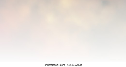 Dark Green, Yellow vector template with sky, clouds. Abstract illustration with colorful gradient clouds. Pattern for your commercials.