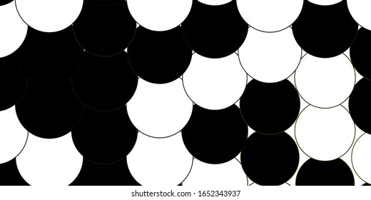 Dark Green, Yellow vector template with circles. Abstract illustration with colorful spots in nature style. Design for posters, banners.