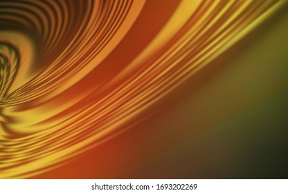 Dark Green, Yellow vector template with lines. A sample with colorful lines, shapes. Colorful wave pattern for your design.