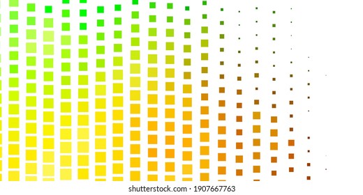 Dark Green, Yellow vector template in rectangles. Abstract gradient illustration with colorful rectangles. Pattern for business booklets, leaflets