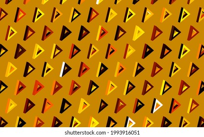 Dark Green, Yellow vector template with crystals, triangles. Abstract gradient illustration with triangles. Elegant design for wallpapers.