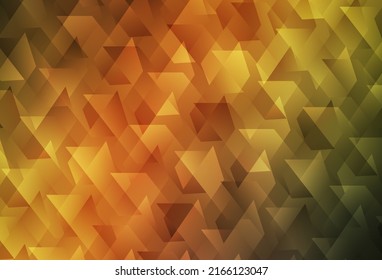 Green oscuro, plantilla de vector amarillo con rhombus. Ilustración con un conjunto de rectángulos coloridos. Plantilla moderna para su página de inicio.