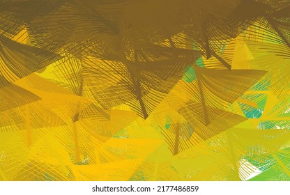 Dark Green, Yellow vector template with repeated sticks. Glitter abstract illustration with colorful sticks. Best design for your ad, poster, banner.