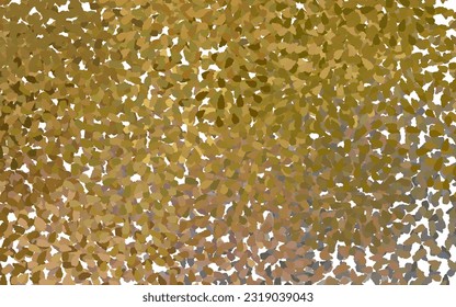 Plantilla vectorial de color verde oscuro y amarillo con formas caóticas. Ilustración abstracta moderna con formas aleatorias coloridas. Fondo para un teléfono móvil.
