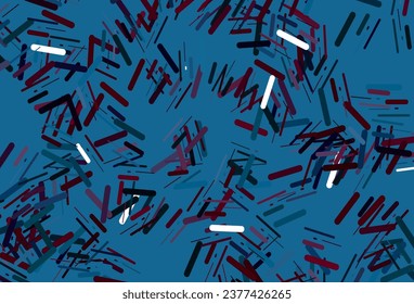 Dark green, yellow vector template with repeated sticks. Blurred decorative design in simple style with lines. Pattern for websites, landing pages.