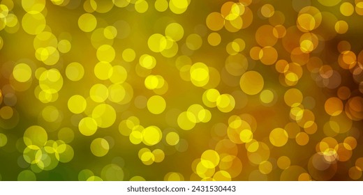 Dark Green, Yellow vector template with circles. Modern abstract illustration with colorful circle shapes. Design for your commercials.