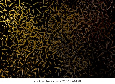 Dark Green, Yellow vector template with repeated sticks. Colorful shining illustration with lines on abstract template. Best design for your ad, poster, banner.