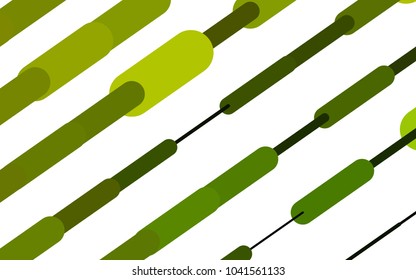 Dark Green, Yellow vector texture with colored capsules. Blurred decorative design in simple style with lines. The pattern can be used for websites.