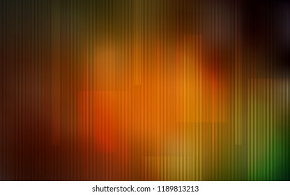 Dark Green, Yellow vector texture with colored lines. Lines on blurred abstract background with gradient. Pattern for ads, posters, banners.