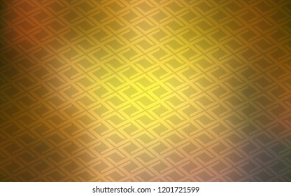 Dark Green, Yellow vector texture in rectangular style. Abstract gradient illustration with rectangles. Pattern for commercials.