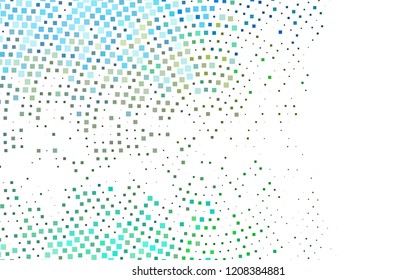 Dark Green, Yellow vector texture in rectangular style. Abstract gradient illustration with rectangles. Pattern can be used for websites.