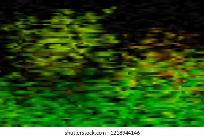 Dark Green, Yellow vector texture with colored lines. Shining colored illustration with narrow lines. The pattern can be used as ads, poster, banner for commercial.