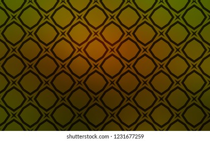 Dark Green, Yellow vector texture with beautiful stars. Shining colored illustration with stars. Pattern for websites, landing pages.