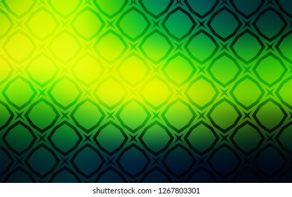 Dark Green, Yellow vector texture with beautiful stars. Blurred decorative design in simple style with stars. Pattern for websites, landing pages.