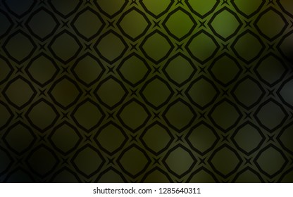 Dark Green, Yellow vector texture with beautiful stars. Stars on blurred abstract background with gradient. Best design for your ad, poster, banner.