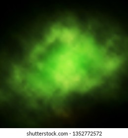 Dark Green, Yellow vector texture with cloudy sky. Abstract colorful clouds on gradient illustration. Pattern for your booklets, leaflets.